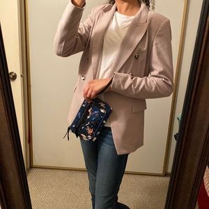 Small Vera Wang Blue Wristlet